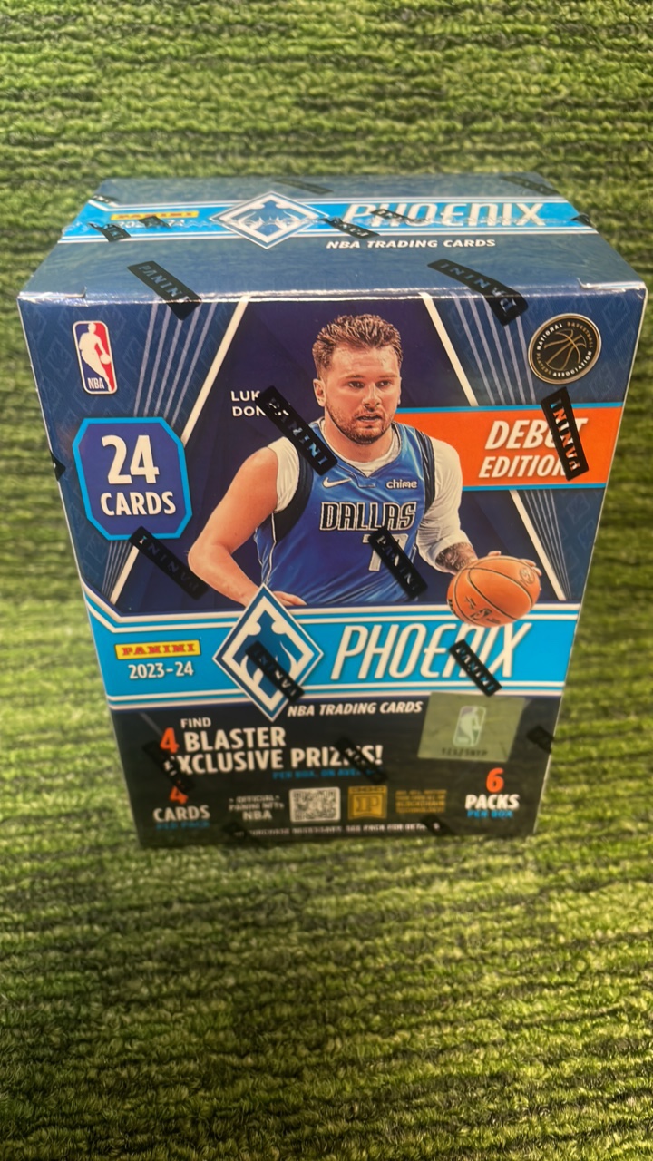 lot 203 image: 202324 PHOENIX Blaster box 4 cards per pack 6 packs per box NBA