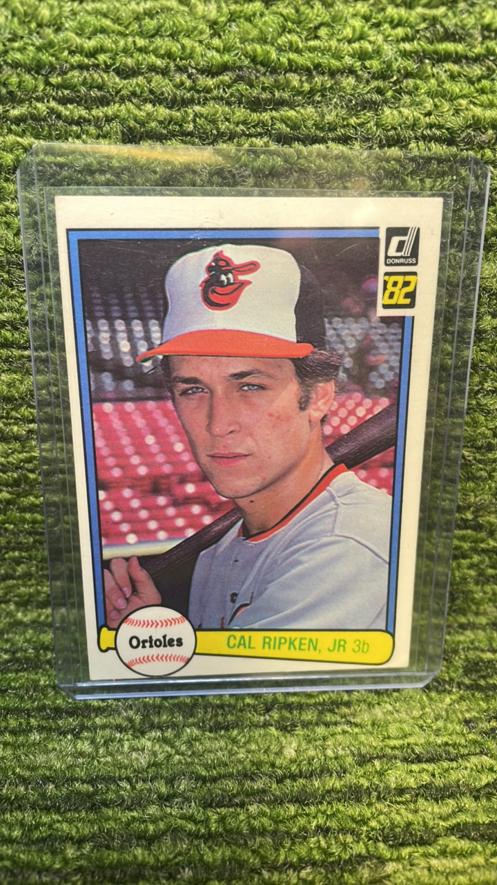 lot 205H image: 1982 Donruss, Cal Ripken Junior Rookie Baltimore, Orioles