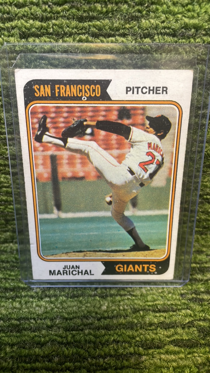 lot 205K image: 1974 Topps JUAN  MARICHAL San Francisco Giants