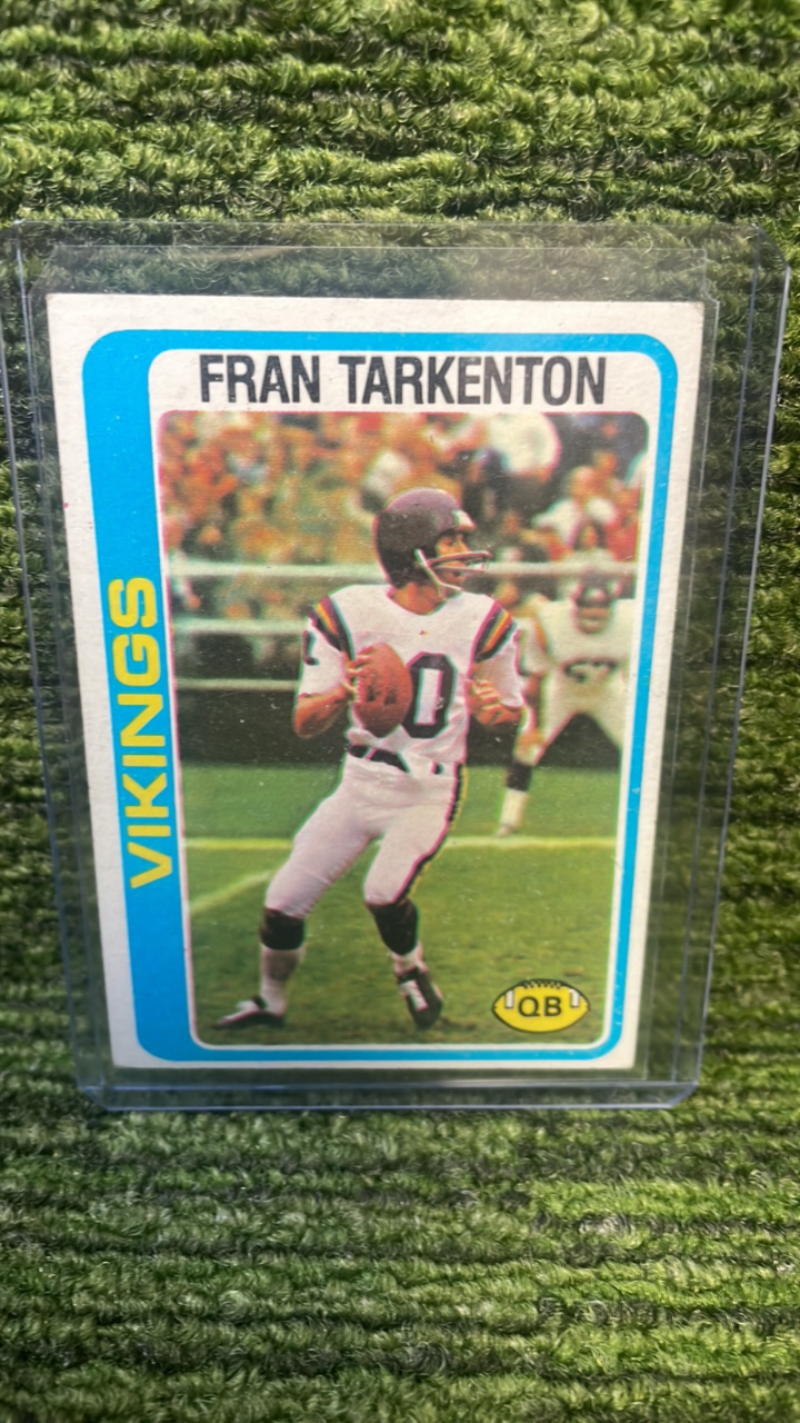 lot 23 image: 1978 Topps Fran Tarkenton QB Minnesota Vikings