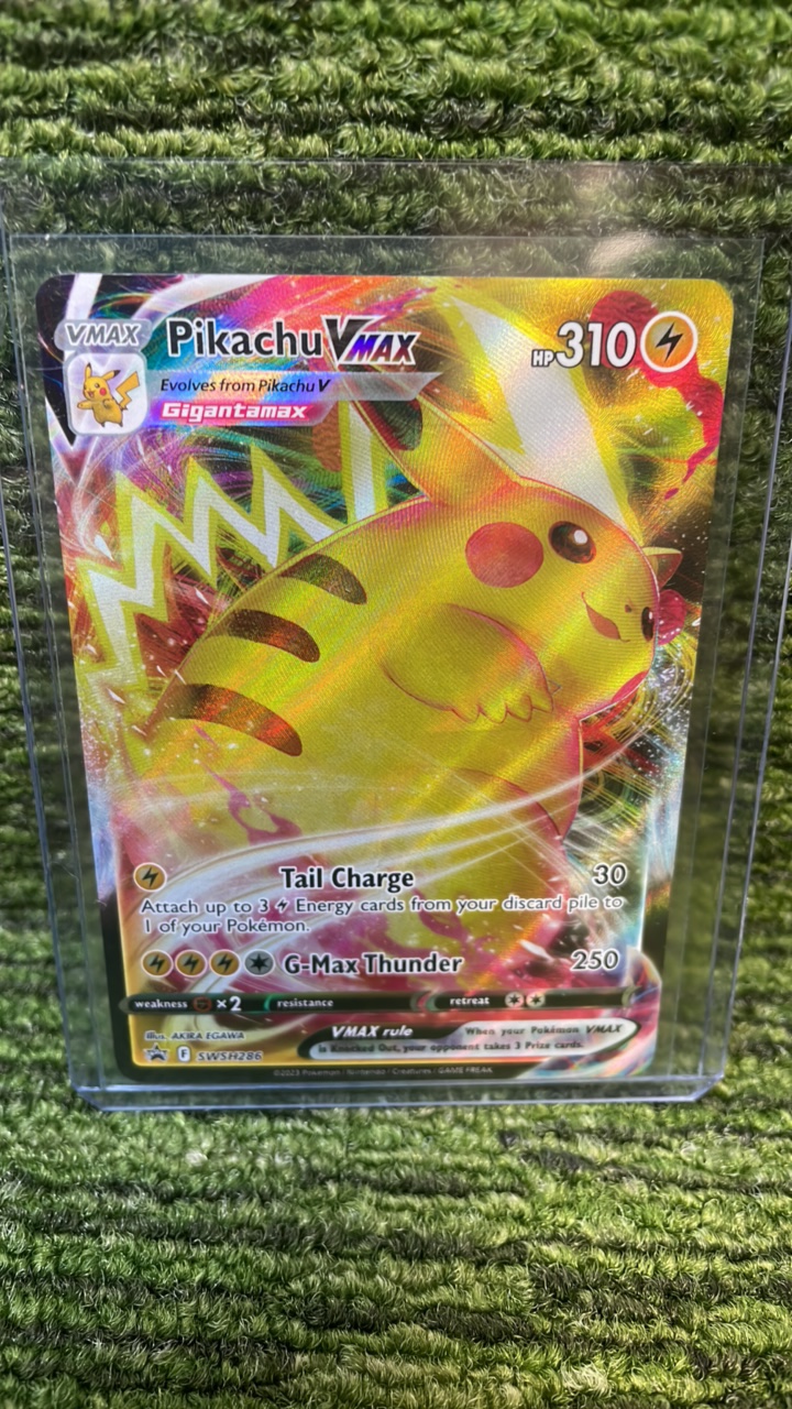 lot 33 image: Pokmon Pikachu Vmax SWSH286