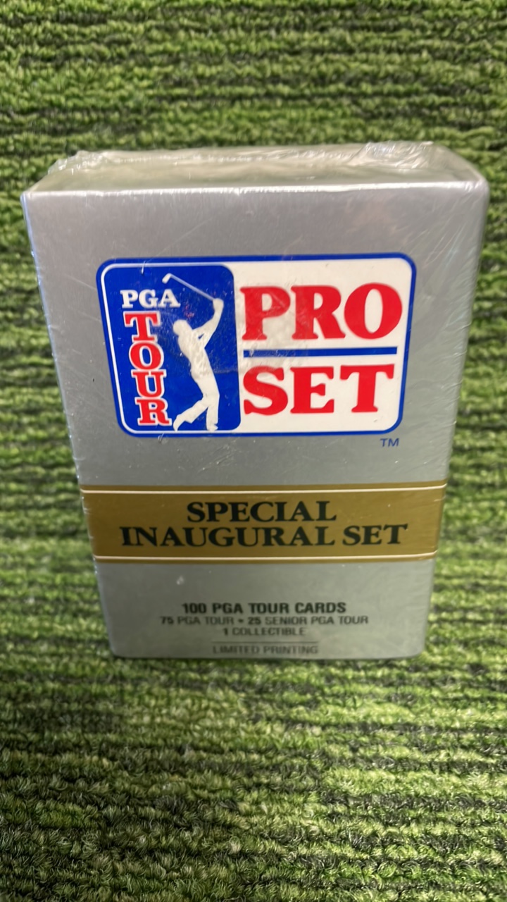 lot 64 image: 1990 PGA Tour Pro set 100 PGA Tour cards sealed