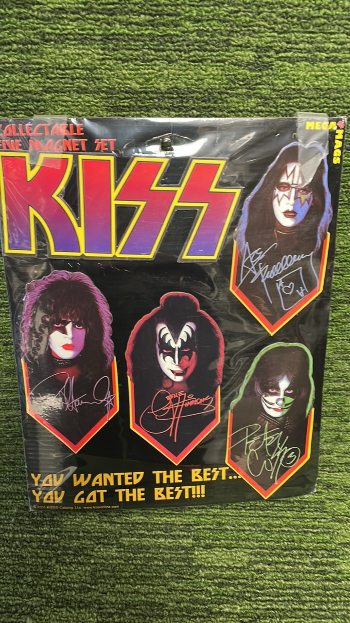 lot 66A image: KISS collectible five magnet set