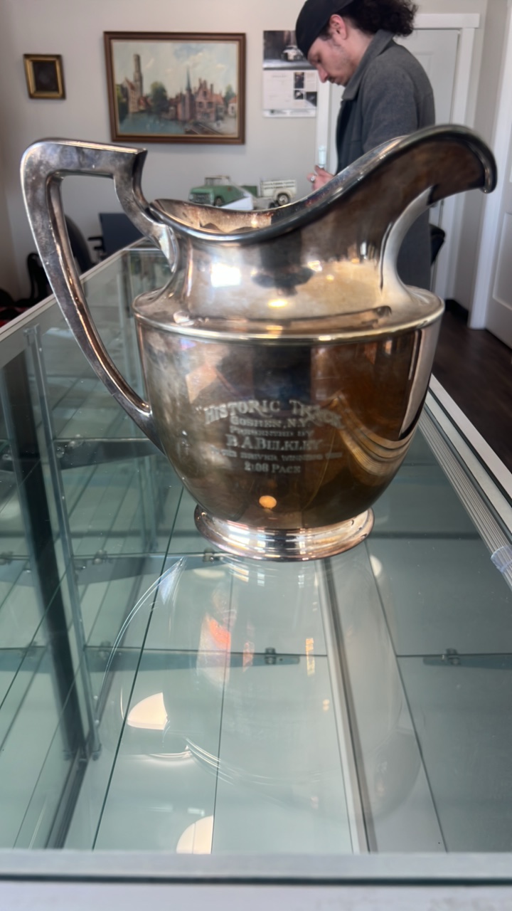 lot 73-1 image: antique horse racing trophy 1910s-1920s