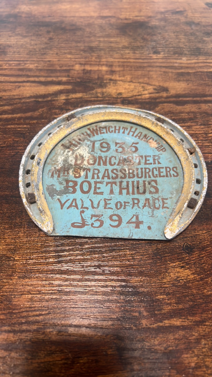 lot 120 image: 1935 Doncaster racing souvenir