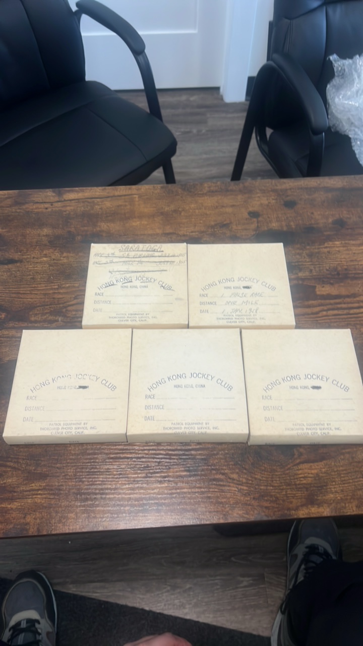 lot 123 image: 1958 Hong Kong jockey club 16mm films