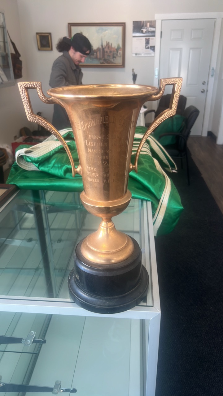 lot 70-1 image: 1955 horse racing trophy