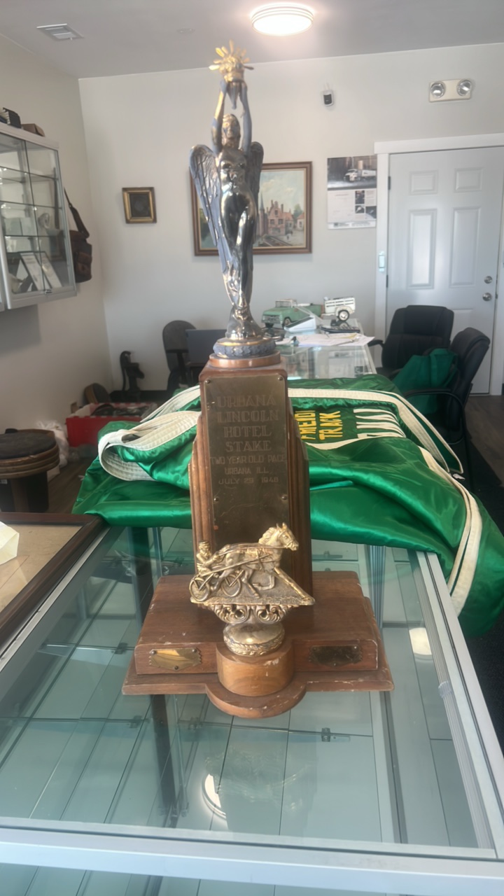 lot 69-1 image: 1948 horse racing trophy