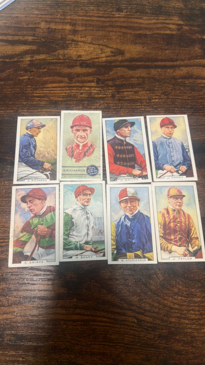 lot 153 image: early cigarette pack sports cards