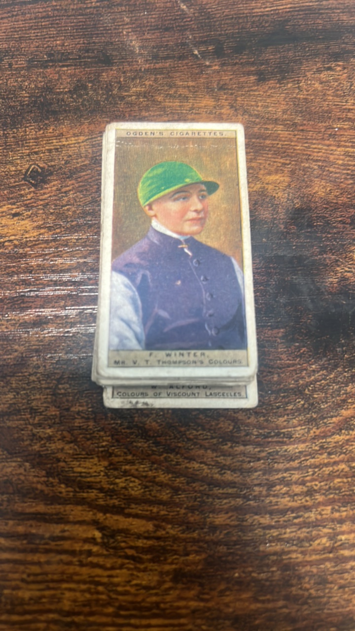 lot 155 image: early cigarette sports cards