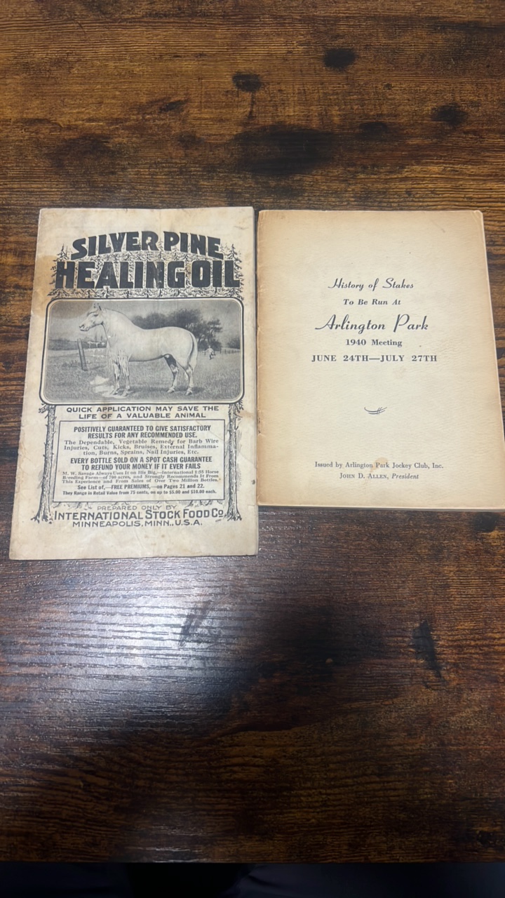 lot 164 image: antique horse related collectibles