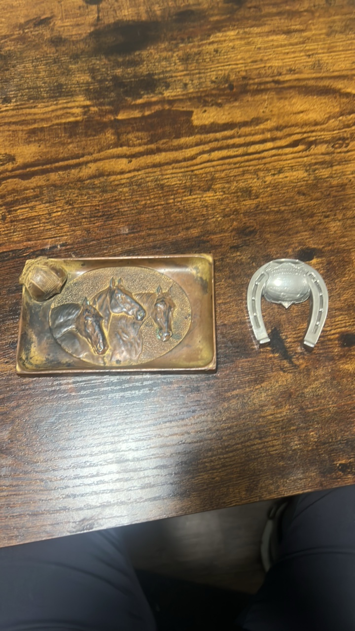 lot 175 image: antique Kentucky Derby Churchill downs souvenirs