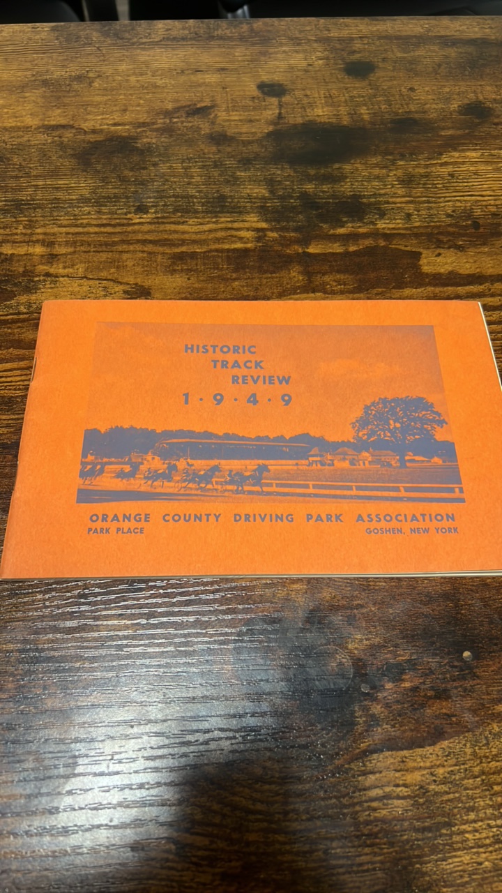 lot 179 image: 1949 historic track review booklet