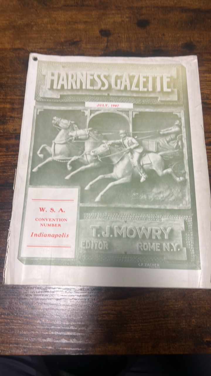 lot 181 image: 1907 harness gazette