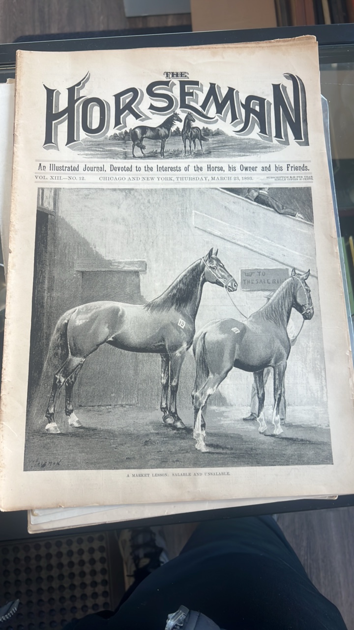 lot 192 image: 1893-1937 horse and farming magazines