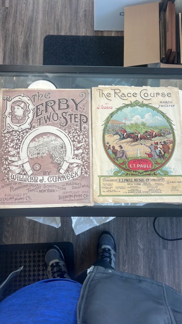 lot 193 image: late 1800s sheet music