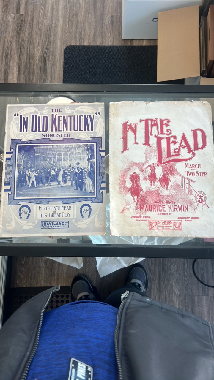 lot 194 image: late 1800s early 1900s sheet music