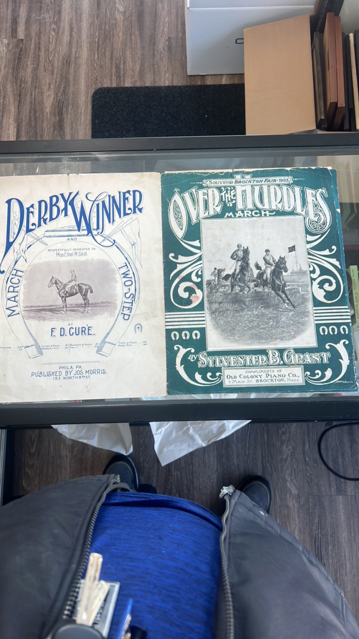 lot 195 image: late 1800s early 1900s sheet music