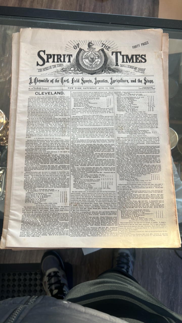 lot 198 image: late 1880s-early 1900s sports magazines