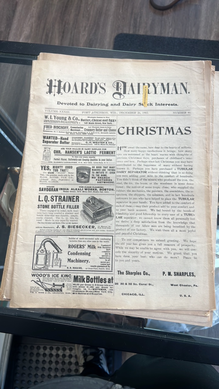 lot 199 image: early 1900s dairy farming magazines