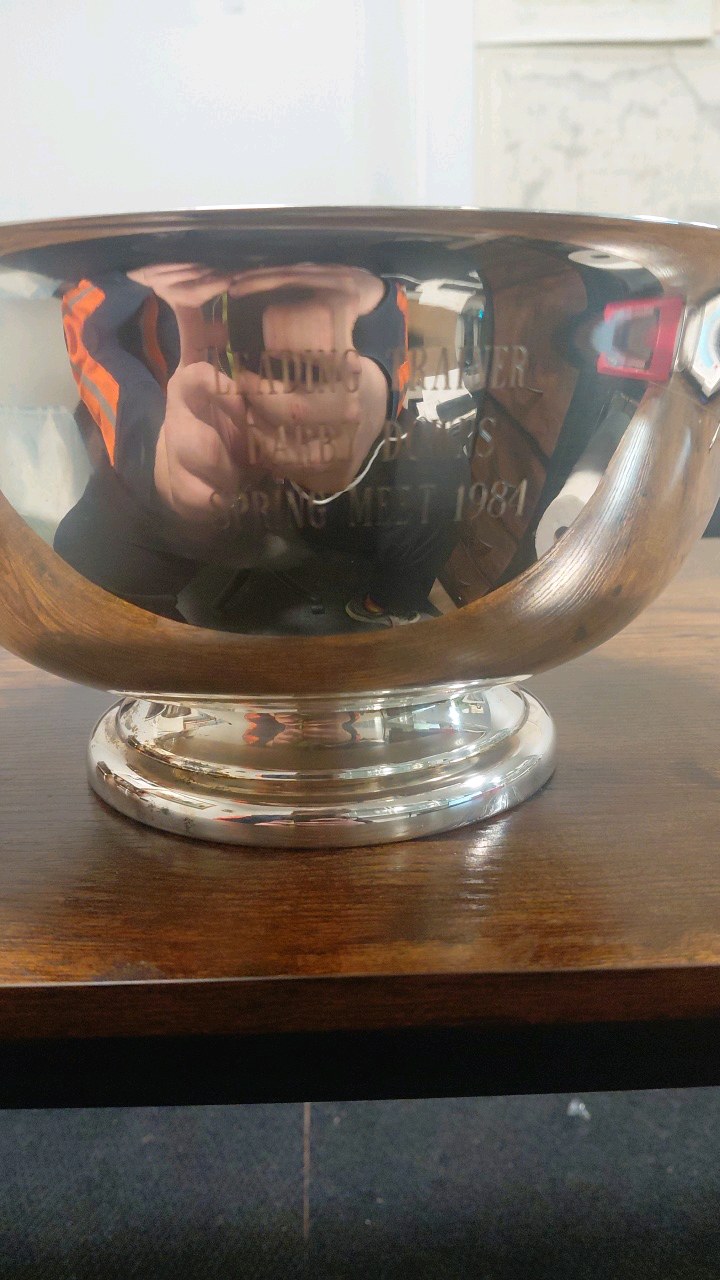 lot 57 image: 1984 horse trainer trophy