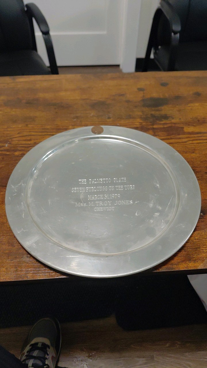 lot 64 image: 1979 palmetto plate