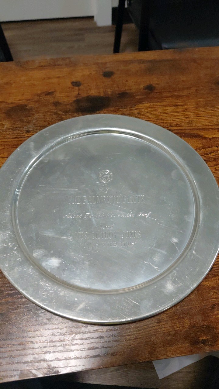 lot 65 image: 1982 palmetto plate