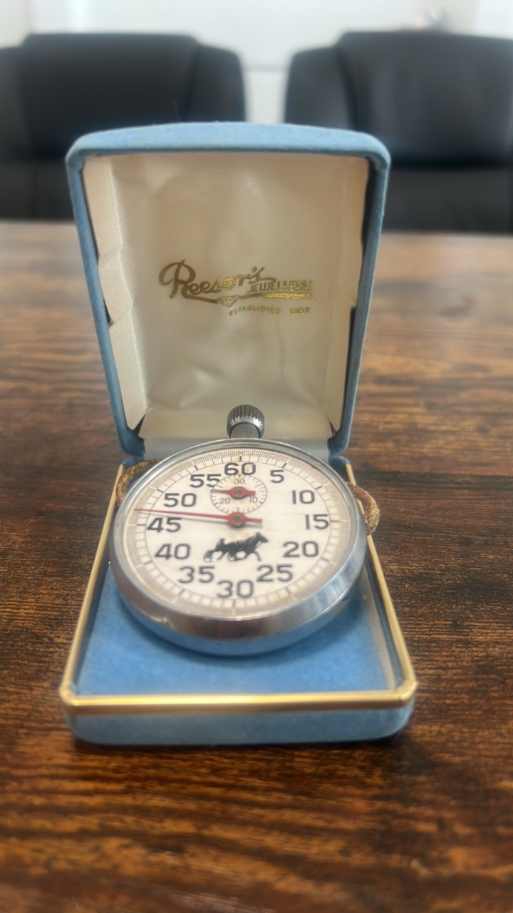 lot 93 image: reesores horse racing stop watch