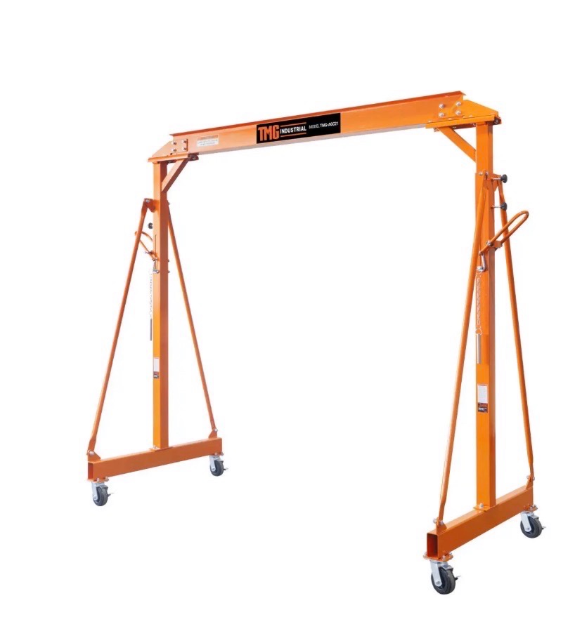 lot 8W image: New 4400-LB adjustable height All-Stell Gantry Crane Landhonor 2025 Unused LHR-AGC4400