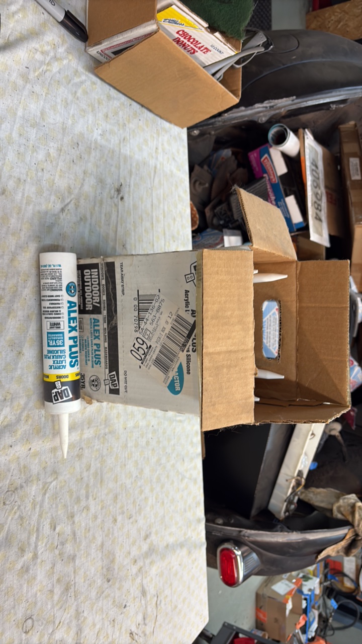 lot 101 image: (5) ALEX Plus acrylic latex caulk (2) Loctite