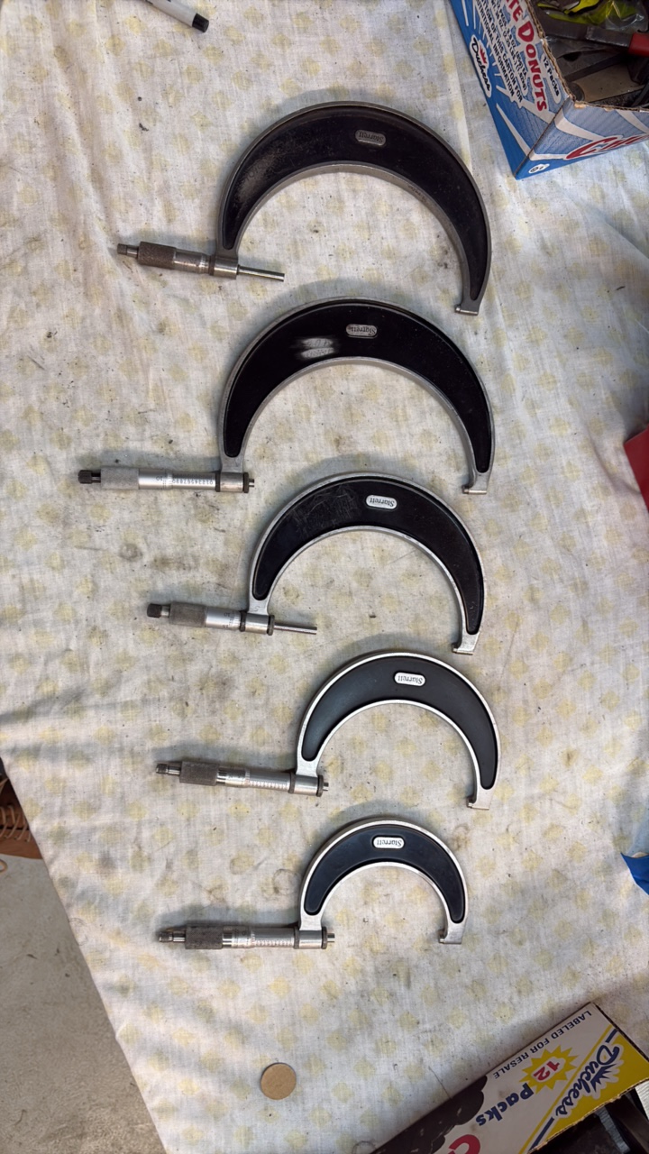 lot 101C image: STARRETT micrometers