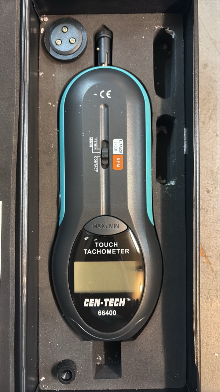 lot 105 image: CEN-Tech Touch Tachometer