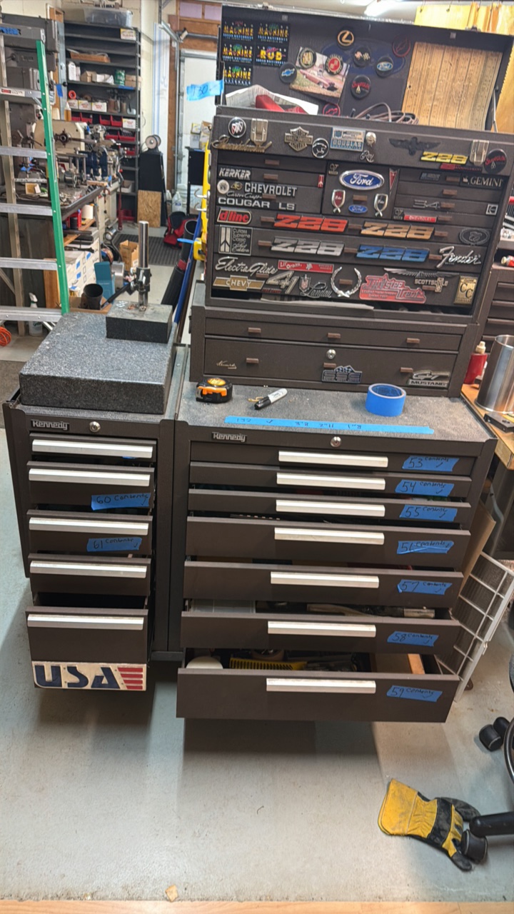 lot 132 image: TOOL Chest  38 width, 211 height