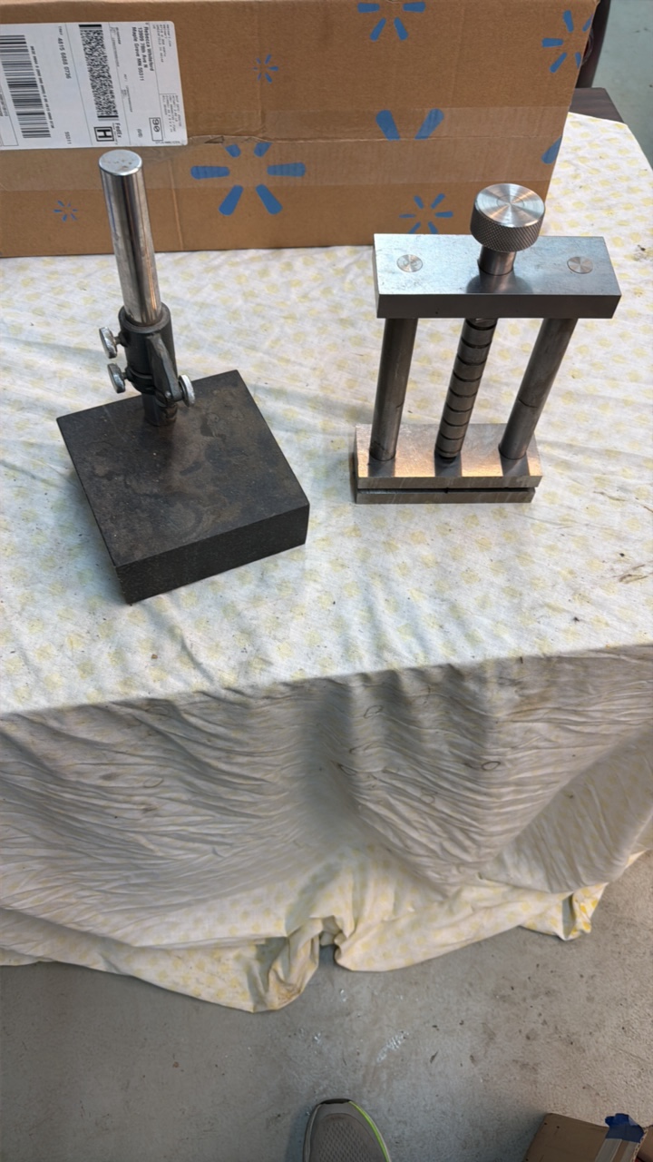 lot 181 image: SCRIBING block B-square arbor press