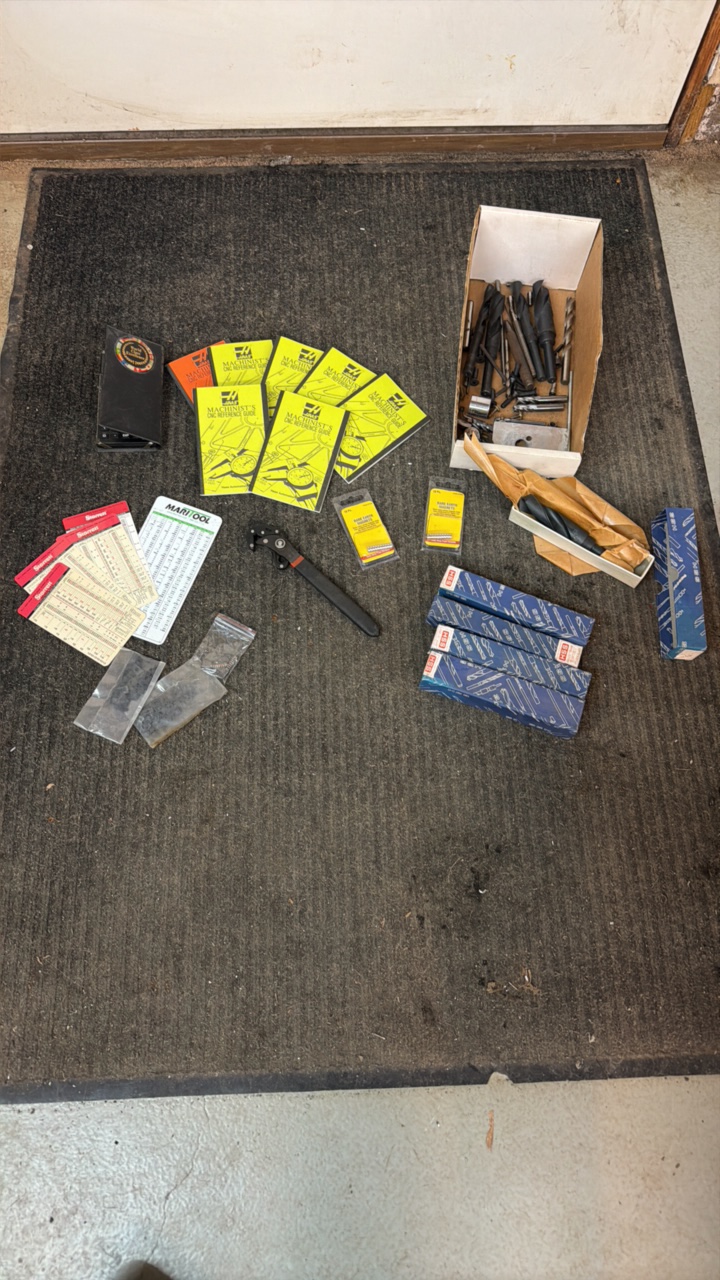 lot 194 image: CASIO scientific calculator Adjustable hook spanner HSS parallel shank twist drills