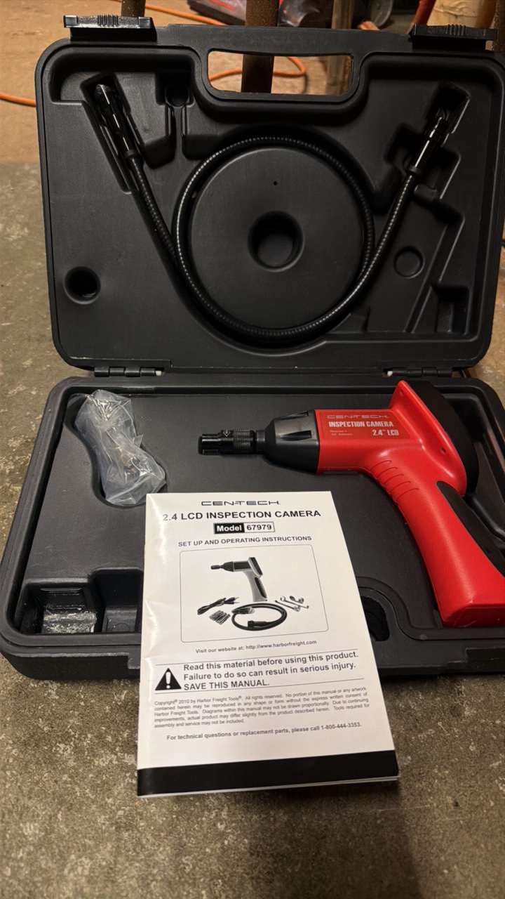 lot 234 image: CEN-TECH inspection camera 2.4 LCD