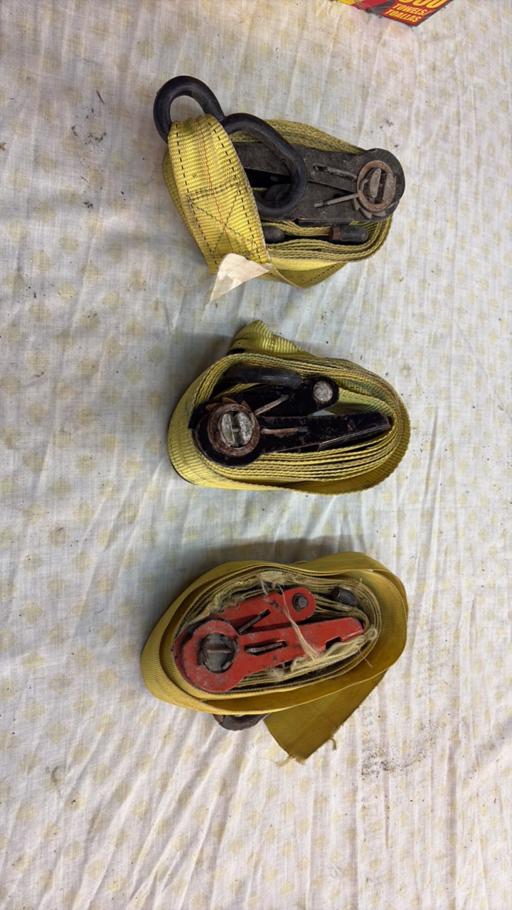 lot 49 image: (3) RATCHET straps