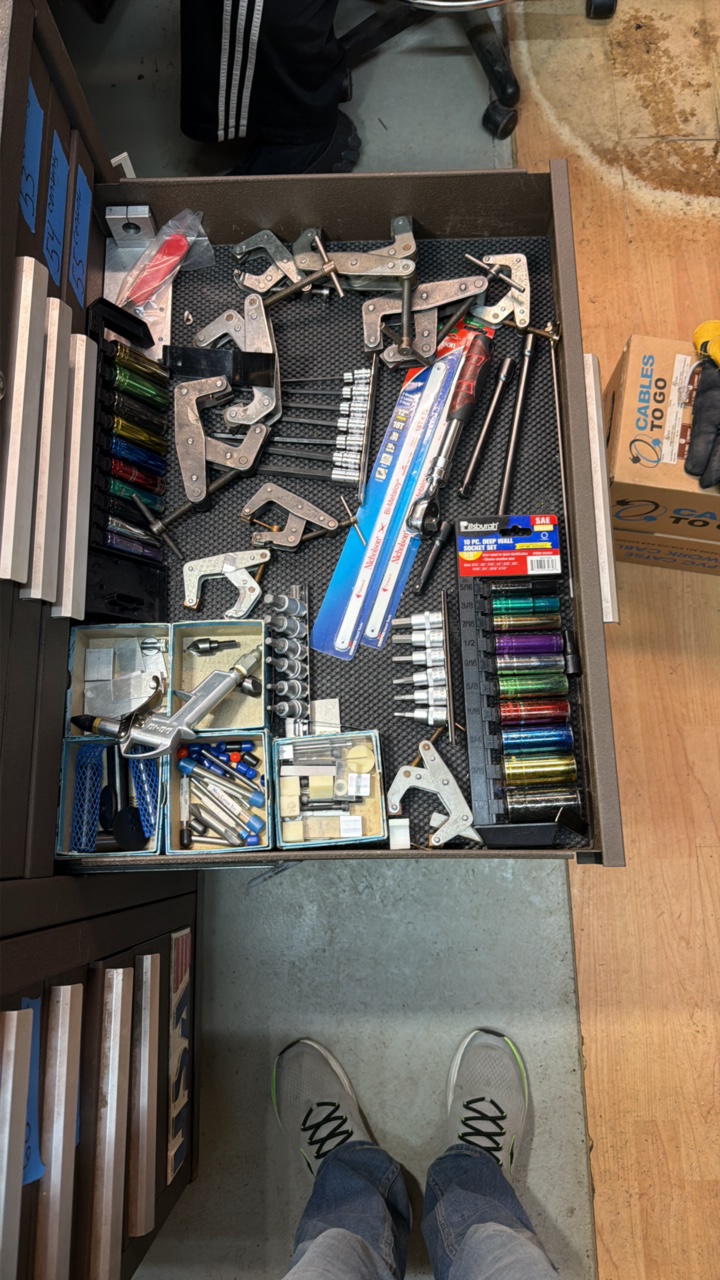 lot 56 image: SPECIALTY hardware clamping and driver tools