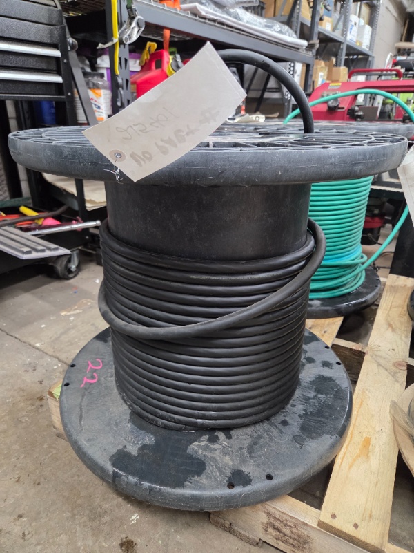 lot 22 image: HuberSuhner Radox 3 GKW 3x10mm Electrical Cable on Spool