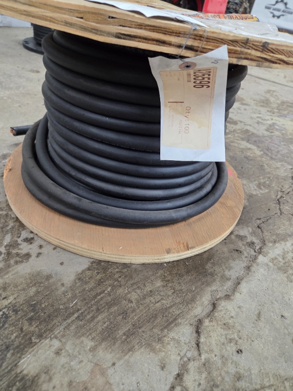 lot 31 image: Prysmian Super Vu-Tron 600V 16-Conductor Black Jacketed Electrical Cable Reel