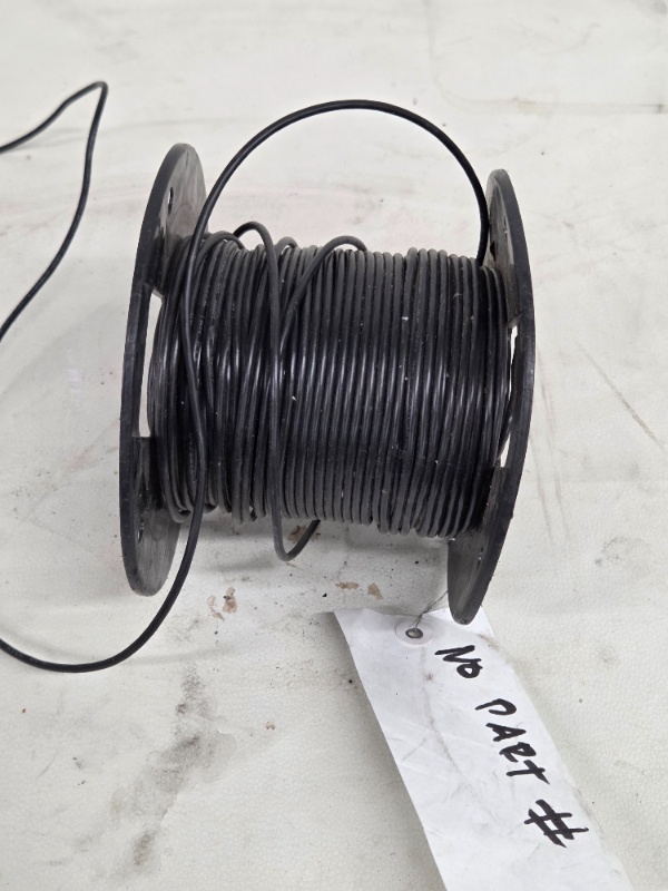 lot 42 image: Encore Wire Corp 16 AWG Type THHN Black Electrical Wire Partial Spool