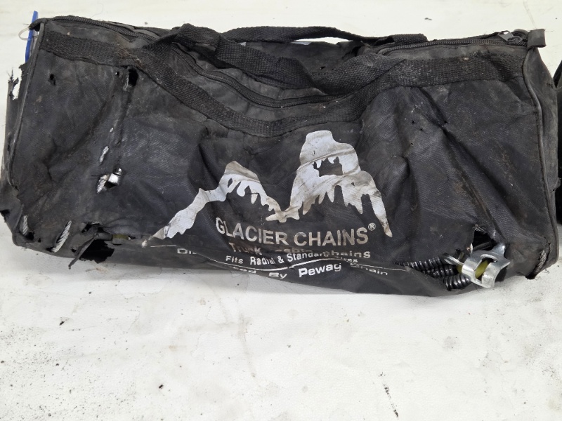 lot 52 image: Glacier Chains Truck Cable Chains Stock No. 2033 Pair, Fits Multiple Tire Sizes