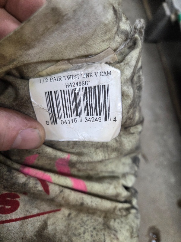 lot 61 image: Glacier Chains H249SC 12 Pair Twist Link V Cam Tire Chains for Duals