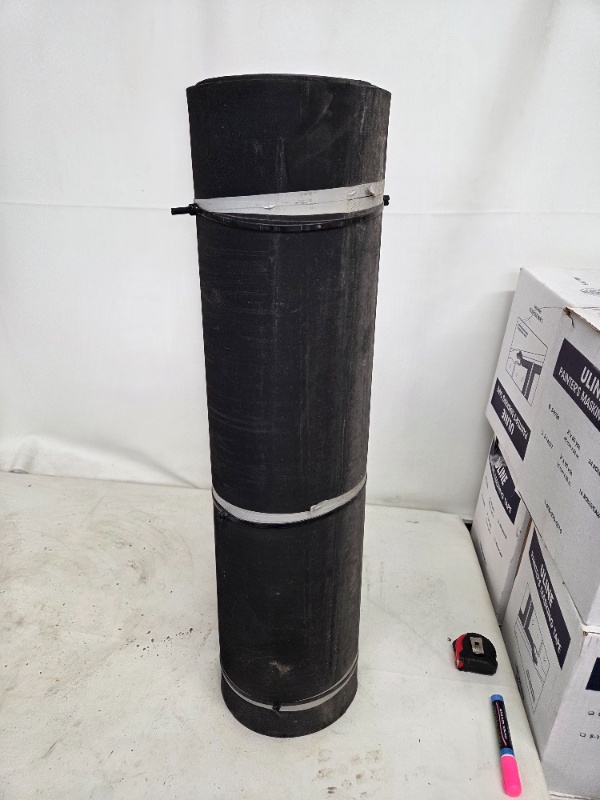 lot 66 image: Industrial Rubber Mat Roll, 35 Inches Wide