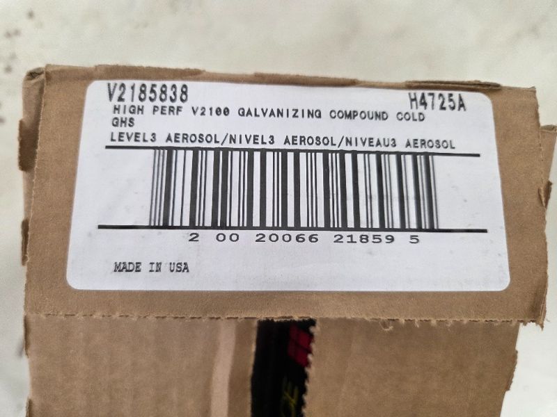 lot 76 image: 6 cases of Rust-Oleum Cold Galvanized Compound Spray Aerosol 20oz Can -