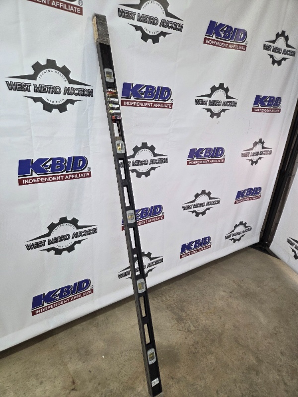 lot 81 image: 2 Pack - Johnson 78 Heavy Duty Magnetic Aluminum Box Level - NEW - 2 Pack