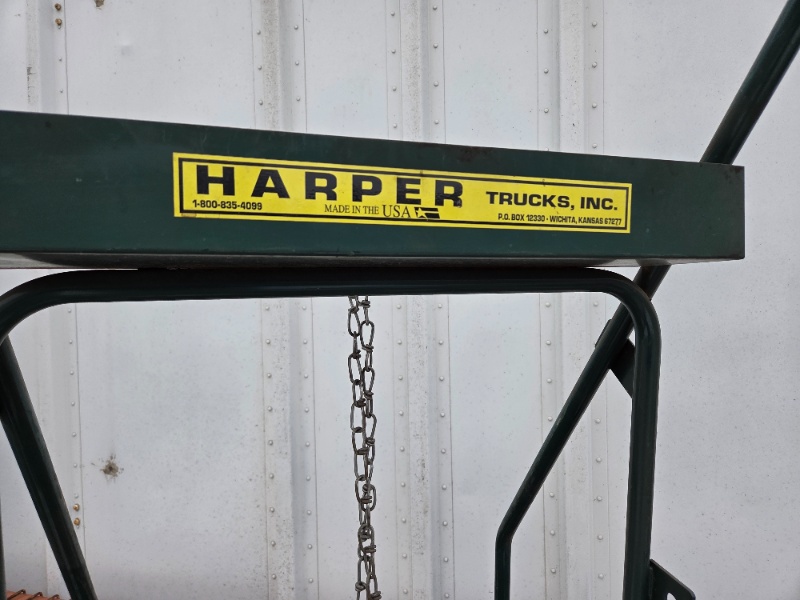 lot 87 image: Harper Trucks Steel Cylinder Hand Cart with Chain and Wheels