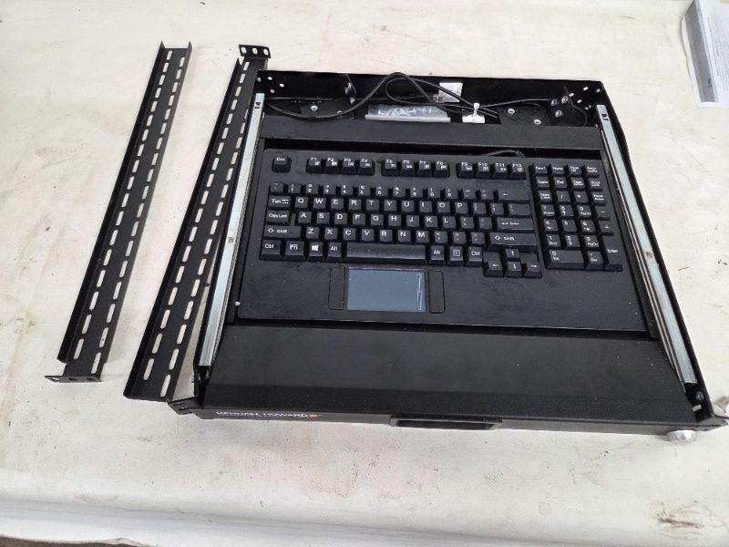 lot 94 image: Kendall Howard Rackmount Keyboard Tray with Trackpad and Mounting Hardware