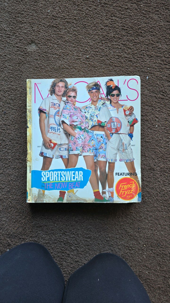 lot 124 image: McCall Sportswear Pattern Book 1980s