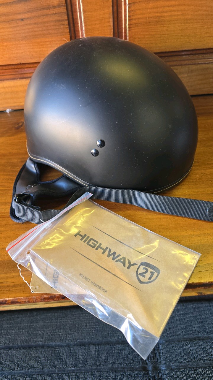 lot 39 image: Highway 21 Half Hat Motorcycle Helmet